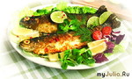Рыба, запеченная с овощами в рукаве Paclan