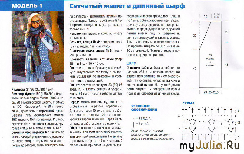 Как связать удлиненную безрукавку спицами Как связать удлиненную безрукавку спицами