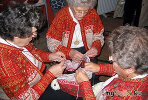 Кардиган серый с Норвежским