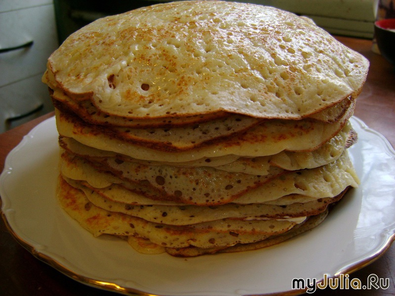 Блины на основе пшенной каши