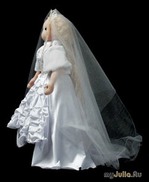 Принцесса-невеста. Текстильная кукла